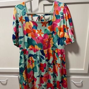 BiBi Silky Floral Dress